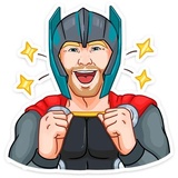 Thor WhatsApp Sticker #11