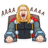 Thor WhatsApp Sticker #17