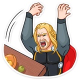 Thor WhatsApp Sticker #18