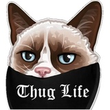 Thug Animals WhatsApp Sticker #5