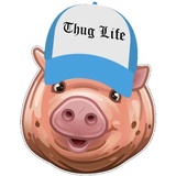 Thug Animals WhatsApp Sticker #6