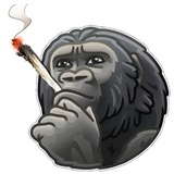 Thug Animals WhatsApp Sticker #7