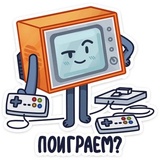 Tube TV WhatsApp Sticker #7