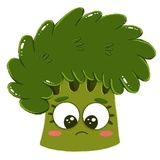 Broccoli Emoji WhatsApp Sticker #14