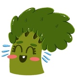 Broccoli Emoji WhatsApp Sticker #4