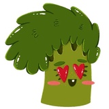 Broccoli Emoji WhatsApp Sticker #7