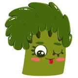 Broccoli Emoji WhatsApp Sticker #9