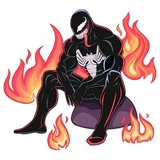 Venom Marvel WhatsApp Sticker #18