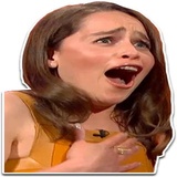 Emilia Clarke Makes Weird Faces WhatsApp Sticker #17