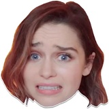 Emilia Clarke Makes Weird Faces WhatsApp Sticker #18