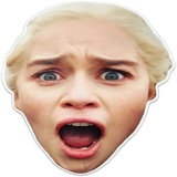 Emilia Clarke Makes Weird Faces WhatsApp Sticker #19