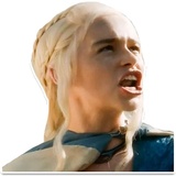 Emilia Clarke Makes Weird Faces WhatsApp Sticker #2