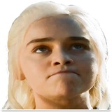 Emilia Clarke Makes Weird Faces WhatsApp Sticker #3