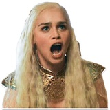 Emilia Clarke Makes Weird Faces WhatsApp Sticker #7