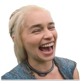 Emilia Clarke Makes Weird Faces WhatsApp Sticker #9