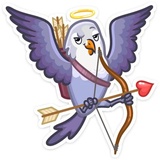 VK Love Birds WhatsApp Sticker #11