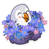 VK Love Birds WhatsApp Sticker #8