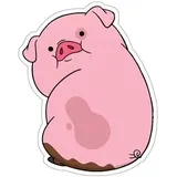 Waddles_pig