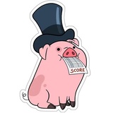 Waddles_pig WhatsApp Sticker #11