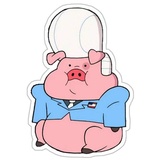 Waddles_pig WhatsApp Sticker #15