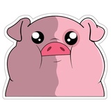 Waddles_pig WhatsApp Sticker #16