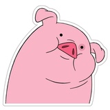 Waddles_pig WhatsApp Sticker #18