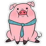 Waddles_pig WhatsApp Sticker #2