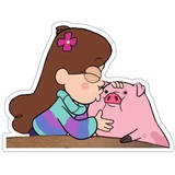 Waddles_pig WhatsApp Sticker #25