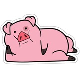 Waddles_pig WhatsApp Sticker #6