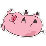 Waddles_pig WhatsApp Sticker #7