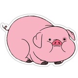 Waddles_pig WhatsApp Sticker #9