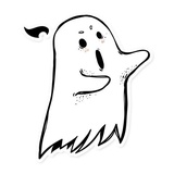 White Ghost WhatsApp Sticker #6
