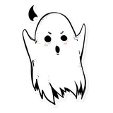 White Ghost WhatsApp Sticker #8