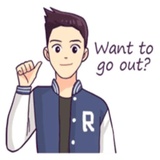 You and I daily talk WhatsApp Sticker #13