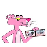 Pink Panther WhatsApp Sticker #4