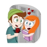 Young Love German WhatsApp Sticker #3