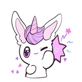 Young Unicorn WhatsApp Sticker #14