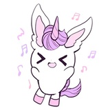 Young Unicorn WhatsApp Sticker #15