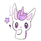 Young Unicorn WhatsApp Sticker #6