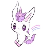 Young Unicorn WhatsApp Sticker #7