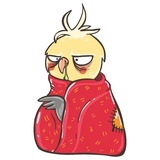 Chii Parrot WhatsApp Sticker #23